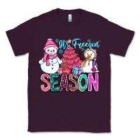 Plum It's Freezin Season Classic Tee - CowhideDigitalArt