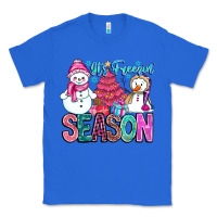 True Royal It's Freezin Season Classic Tee - CowhideDigitalArt