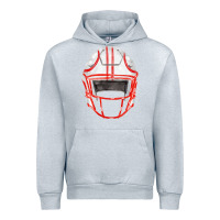 Heather Grey football helmet fa element Urban Hoodie - FaDigitalArtStudio