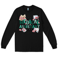 Black in my medical assistant era Long Sleeve Tee - MaliasSmallBusiness
