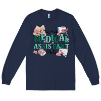 Navy in my medical assistant era Long Sleeve Tee - MaliasSmallBusiness