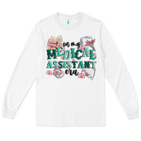 White in my medical assistant era Long Sleeve Tee - MaliasSmallBusiness