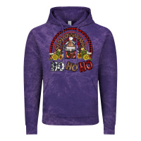 Cloud Purple rainbow and hohoho with gnome Vintage Hoodie - AdoDesignShop