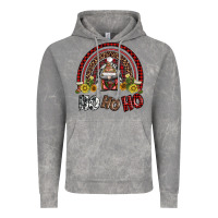 Cloud Rock rainbow and hohoho with gnome Vintage Hoodie - AdoDesignShop