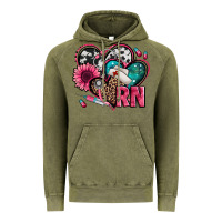 Vintage Olive rn registered nurse hearts Vintage Hoodie - Jasminsmagicworld
