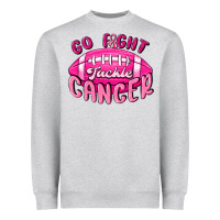 Heather Grey go fight tackle cancer Heavyweight Sweatshirt - MaliasSmallBusiness