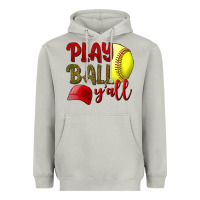 Moon Dust Play ball y'all Softball Heavyweight Hoodie - NancyCooperArtShop
