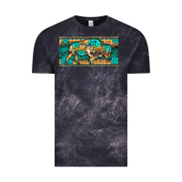 Cloud Black western  bison wild soul turquoise's gemstones  license plate template Vintage Tee - BarkalooDesign