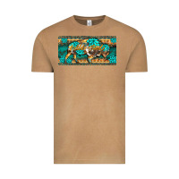 Vintage Camel western  bison wild soul turquoise's gemstones  license plate template Vintage Tee - BarkalooDesign