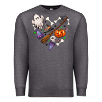 Charcoal Heather love hallowen Premium Sweatshirt - NancyCooperArtShop