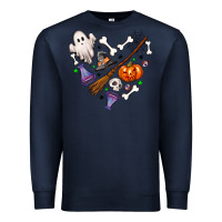 Navy love hallowen Premium Sweatshirt - NancyCooperArtShop