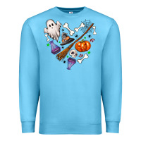 Ocean Blue love hallowen Premium Sweatshirt - NancyCooperArtShop