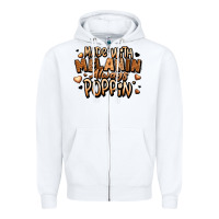 White made with melanin always poppin' Zipper Hoodie - LillyAllenDesigns