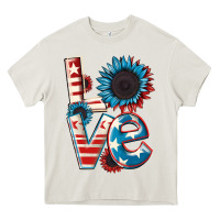 Cream Love 4th of July Heavy Core Tee - CowGirlArtShop