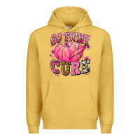 Antique Gold go fight cure pumpkin Premium Hoodie - texasbilliewilder