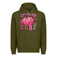 Army Green go fight cure pumpkin Premium Hoodie - texasbilliewilder