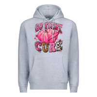 Heather Grey go fight cure pumpkin Premium Hoodie - texasbilliewilder