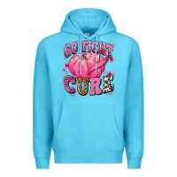 Ocean Blue go fight cure pumpkin Premium Hoodie - texasbilliewilder