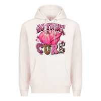 Pale Pink go fight cure pumpkin Premium Hoodie - texasbilliewilder