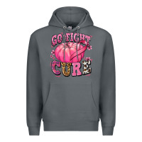 Rock go fight cure pumpkin Premium Hoodie - texasbilliewilder