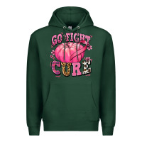 Sports Green go fight cure pumpkin Premium Hoodie - texasbilliewilder