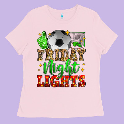 Friday Night Lights Soccer Ladies Tee Designed By Zillion Design Studio