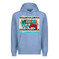 Colony Blue weekend plans Premium Hoodie - JahusDesignShop