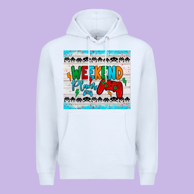 Weekend Plans Premium Hoodie Designed By Jahusdesignshop