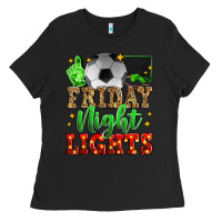 Black friday night lights soccer Ladies Tee - Zillion Design Studio