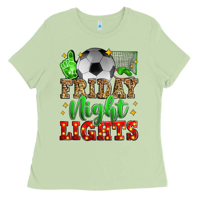 Friday Night Lights Soccer Ladies Tee by Zillion Design Studio | Teevron