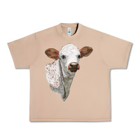 Burro Texas Longhorn Calf Face Urban Heavy Tee - LillyAllenDesigns