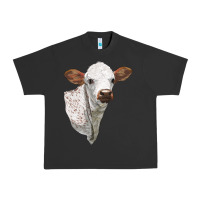 Pigment Black Texas Longhorn Calf Face Urban Heavy Tee - LillyAllenDesigns