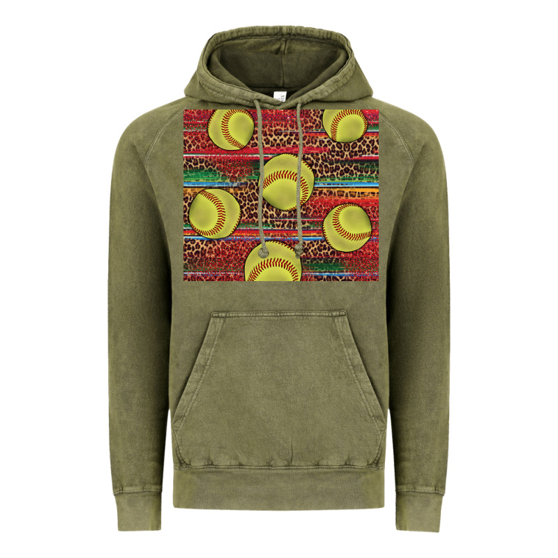 Western Softball Vintage Hoodie by AdoDesignShop | Teevron