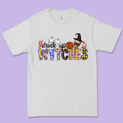 Drink Up Witches Premium Tee Designed By Cowhidedigitalart