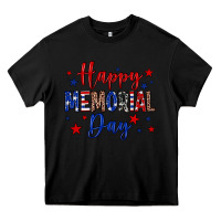 Black Happy memorial day Heavy Core Tee - Neo Western
