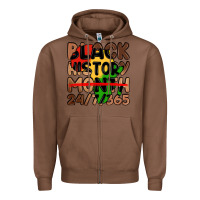 Chestnut black history month Zipper Hoodie - LillyAllenDesigns