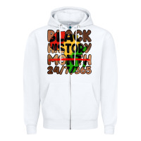 White black history month Zipper Hoodie - LillyAllenDesigns