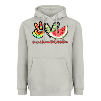 Moon Dust Peace love watermelon Heavyweight Hoodie - NancyCooperArtShop