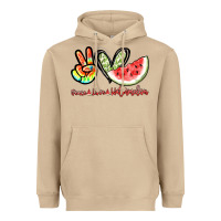 Mushroom Peace love watermelon Heavyweight Hoodie - NancyCooperArtShop