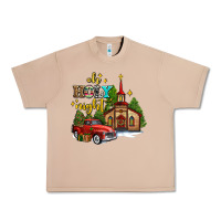 Burro the church  holy night western truck Urban Heavy Tee - AdoDesignShop