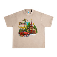 French Oak the church  holy night western truck Urban Heavy Tee - AdoDesignShop