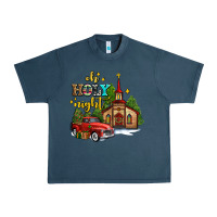 Midnight Navy the church  holy night western truck Urban Heavy Tee - AdoDesignShop