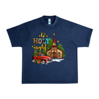 Navy the church  holy night western truck Urban Heavy Tee - AdoDesignShop