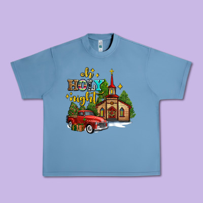 The Church  Holy Night Western Truck Urban Heavy Tee Designed By Adodesignshop