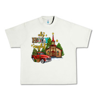Pistachio the church  holy night western truck Urban Heavy Tee - AdoDesignShop