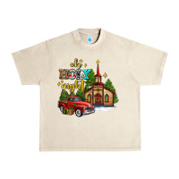 Sandshell the church  holy night western truck Urban Heavy Tee - AdoDesignShop