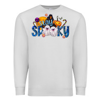 Dove Grey Stay Spooky Premium Sweatshirt - texasbilliewilder
