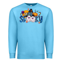 Ocean Blue Stay Spooky Premium Sweatshirt - texasbilliewilder