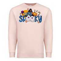 Pale Pink Stay Spooky Premium Sweatshirt - texasbilliewilder