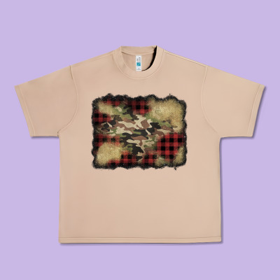 Buffalo Plaid Christmas Camouflage Glitter Background Urban Heavy Tee Designed By Jasminsmagicworld